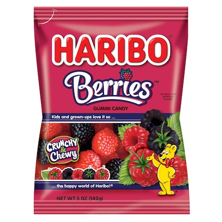 Haribo Haribo Confectionery Berries 5 oz., PK12 70522